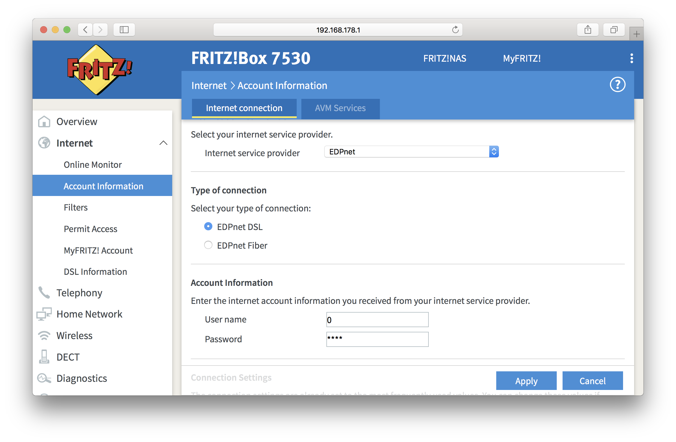 How do I configure my FRITZ!Box in bridge mode